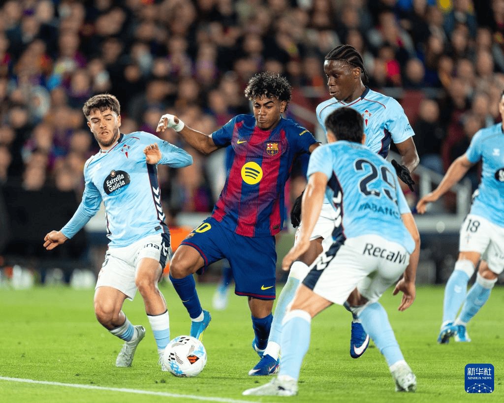 西甲：巴塞罗那胜塞尔塔